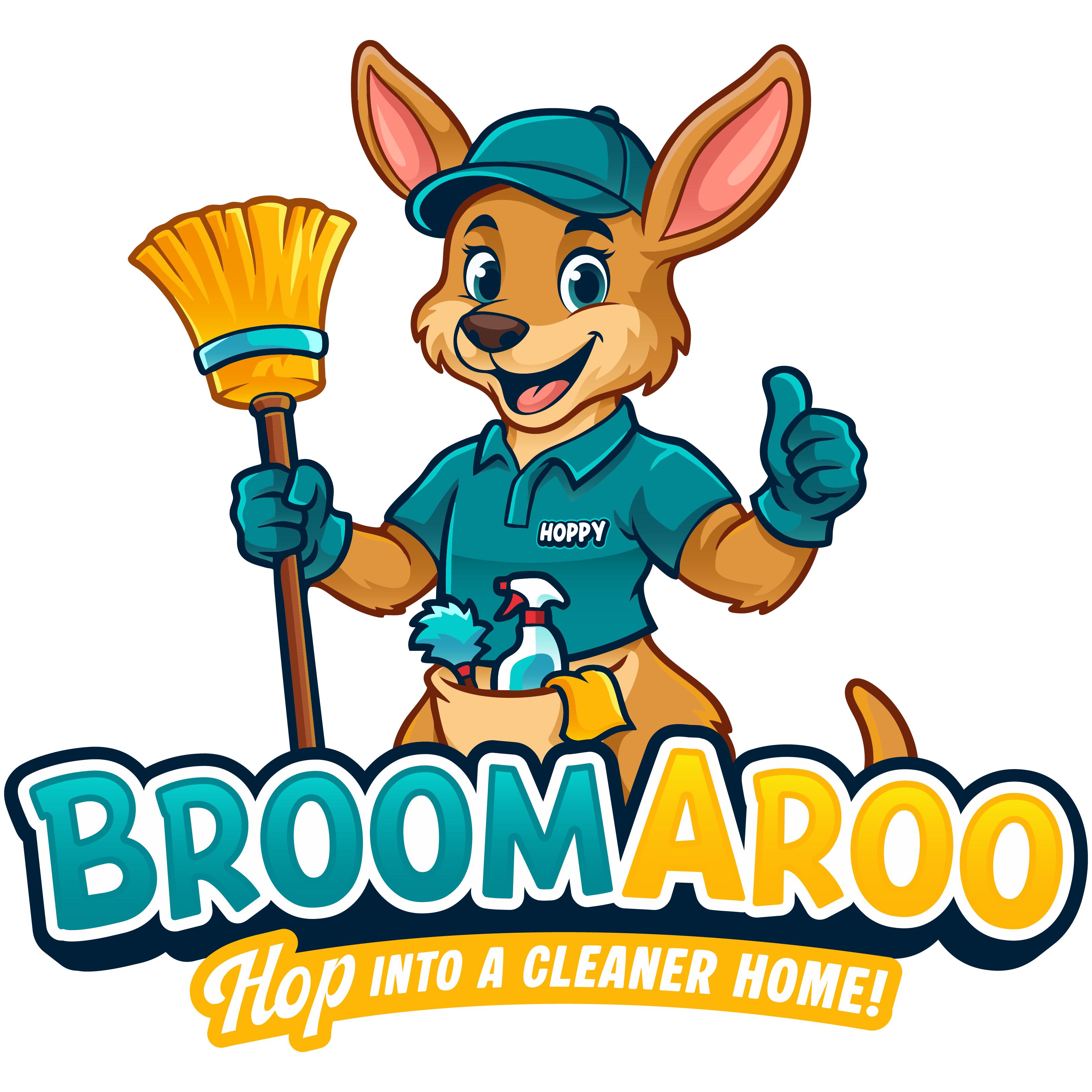 BROOMAROO — Hop into a cleaner home!